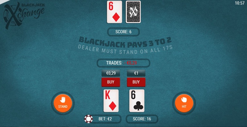 Blackjack Exchange Buy Card