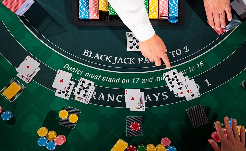 Face Up Blackjack Hand Signals