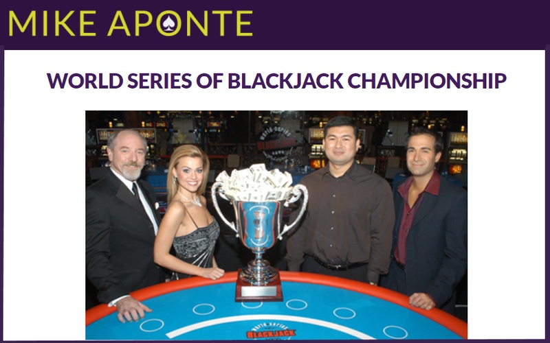 Mike Aponte World Series Blackjack