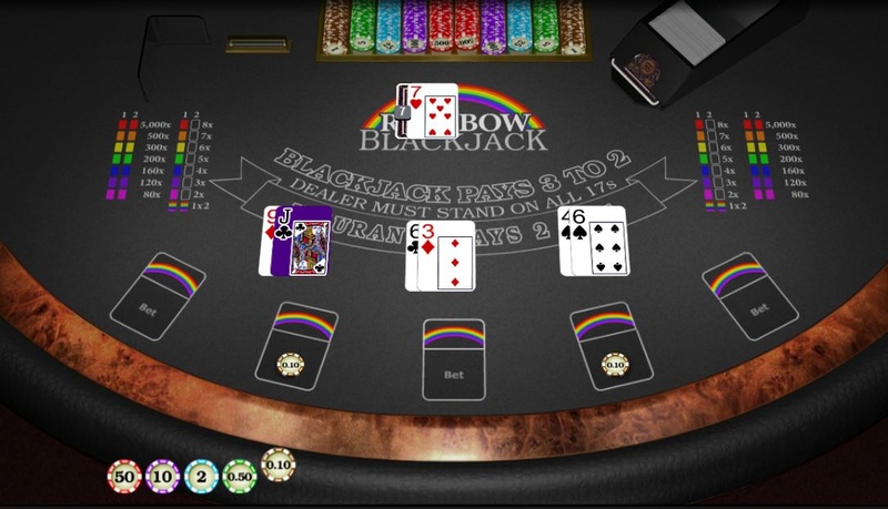 Rainbow Blackjack Deal